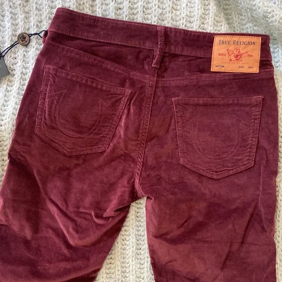 NWT True Religion Halle Stretch Corduroy pants in “Ivy League” - Picture 11 of 11